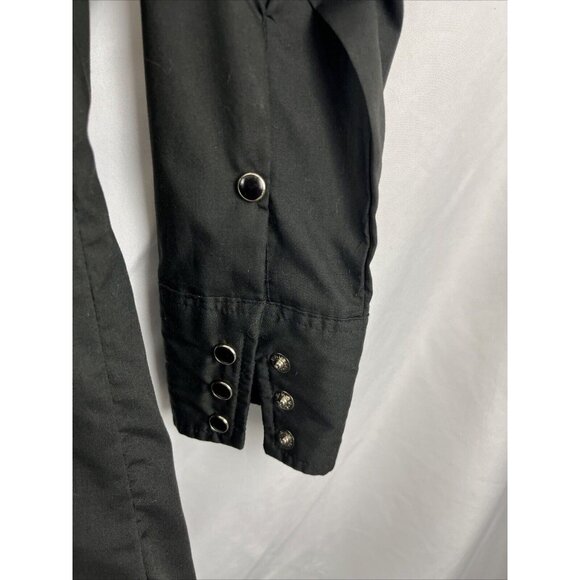 MWG Western's Best Floral Snap Button Rock-A-Billy Western Shirt Men's Size XS - Picture 2 of 11